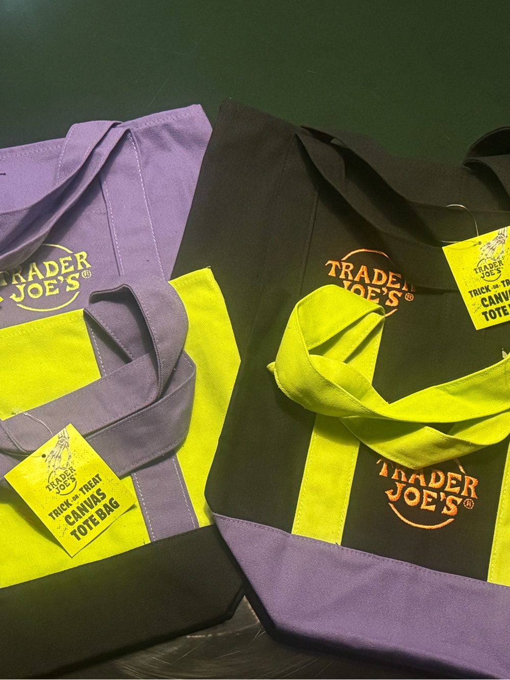 Trader Joe's NWT 4 Halloween Tote Bags